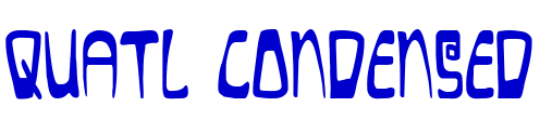 Quatl Condensed шрифт